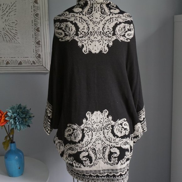 Romeo + Juliet Couture Blk/Wt Open cardigan, S - Picture 7 of 10